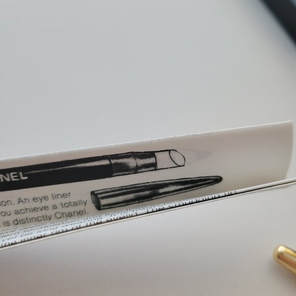 Chanel Crayon Smudge Eyeliner PENCIL BLEU ROYAL Full Size w Sharpener NO SMUDGER - Picture 10 of 10